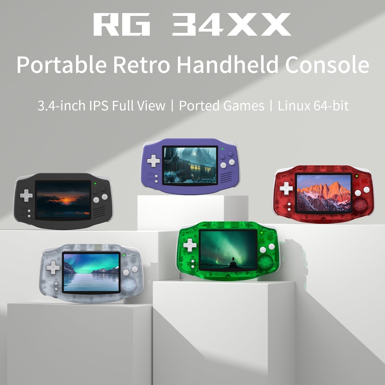 ANBERNIC RG 34XX Best Handheld Game Console: Retro Gaming Perfected