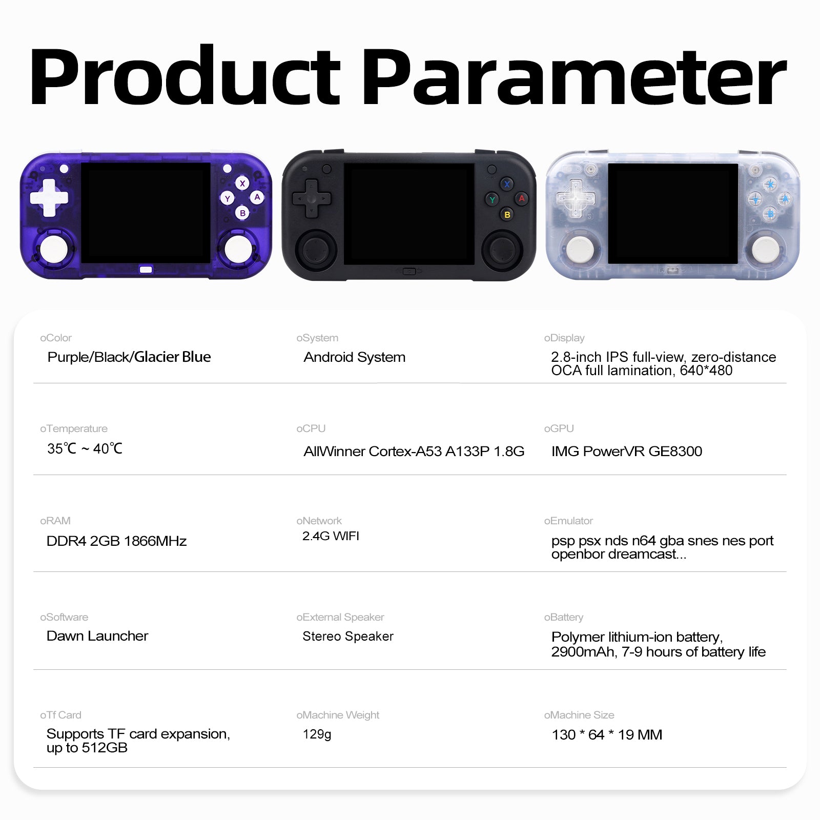 AMPOWN Mini Zero 28 Handheld Gaming